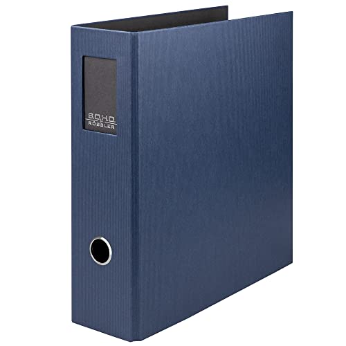 Rössler Papier, Raccoglitore S.O.H.O. 8,5 Cm, Rückenschild Blu Navy