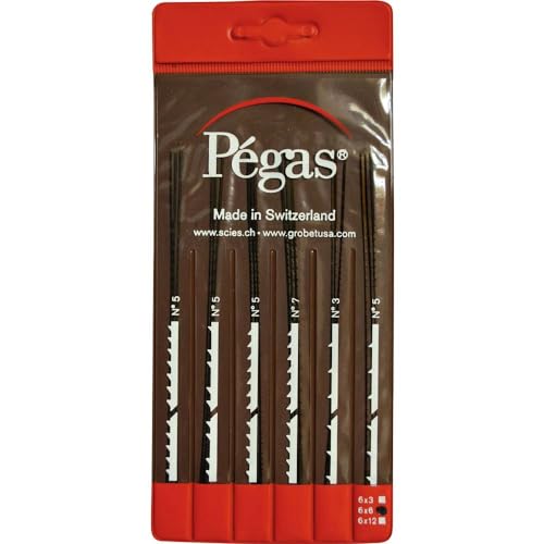 Pegas Ps906X6Di 1 Set Laubsägeblätter-Set 6Tlg.