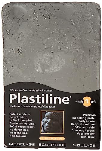 Plastilina 7740T - Panetto Di Plastilina- Pasta Modellabile, Alta Precisione - Modellare, Scolpire, Plasmare - Durezza 1 (Molto Morbida) - 750G - Colo
