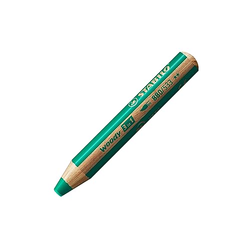 Matita Colorata Multi-Funzione - Stabilo Woody 3 In 1 - Verde