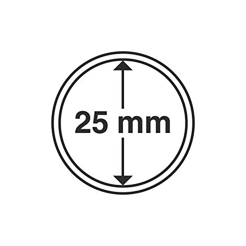 Leuchtturm - 10 Capsule Per Monete, 14 – 62 Mm, Per Monete In Oro E Argento Ed Euro