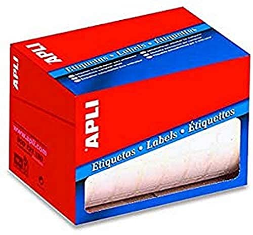 Apli 1695 Rotolo Etichette, 34 X 67, Bianco