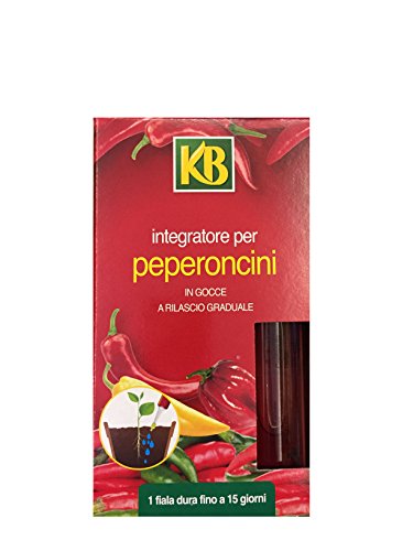 Integratore Per Peperoncini In Gocce A Rilascio Graduale 6 Fiale Nutrimento Orto Giardino