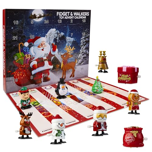 Calendario Avvento 2023 Per Bambini - Calendario Avvento Bambino Da Gioco - Mini Giochi Per Calendario Avvento Con Sorprese Di Natale