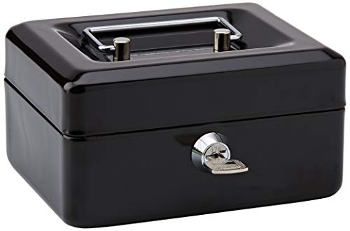 Rapesco Sb0006B1 Cassetta Portavalori, Nero, 15 Cm