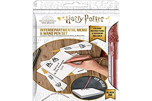 Taccuini Marca Harry Potter Modello Harry Potter Interdepartmental Memo And Wand Set