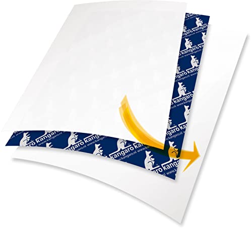 Kangaro - Carta Carbone Formato A4, 21 X 29 Mm, 10 Fogli, Colore: Blu