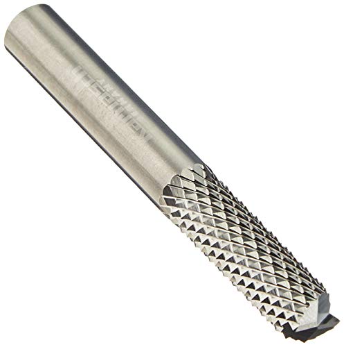 Karnasch 116003027 Fresa Per Plastica Gfk, Cfk, 2 Taglienti, 10 Mm, Diametro Della Testa, 25 Mm, Lunghezza Della Testa, 10 Mm, Diametro Dello Stelo, 7