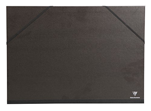 Clairefontaine 44800C - Cartella Da Disegno Chiusura Con Elastico 32X45 Cm, Nera