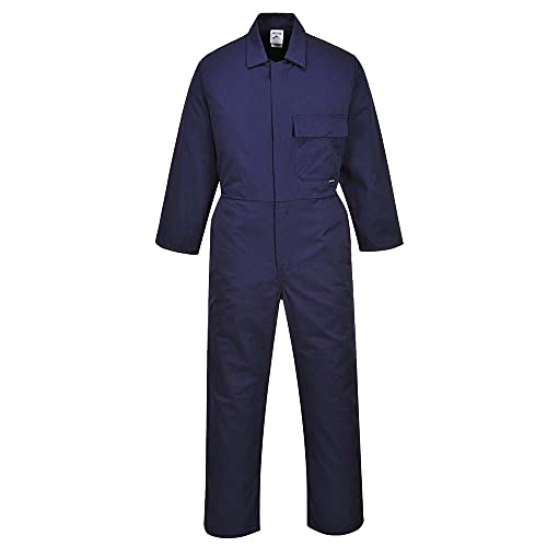 Portwest C802Natm - Tuta Standard, Blu (Navy), M, 1 Pezzo