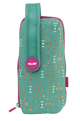 Kit 4 Estuches Portatodo Milan Copper Iii/ 225 X 115 X 110Mm/ Verde