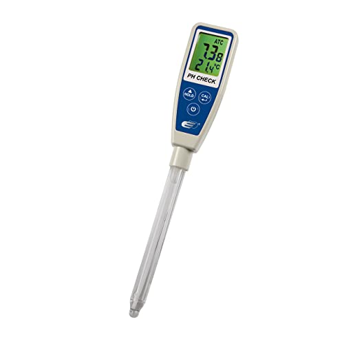 Tfa Dostmann Ph Check G 31.3002.06 - Misuratore Di Ph Con Elettrodo In Vetro Fisso, Ip65, Resistente Agli Schizzi, Calibrazione Da 1 A 3 Punti, Digita