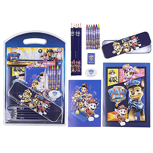 Cerdá Life'S Little Moments Set Escolar Completo Con Estuche Metálico Y Material Escolar De Paw Patrol - Licencia Oficial Nickelodeon