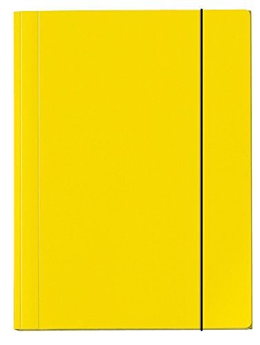 Veloflex 4442310 - Cartella Velocolor, Din A4, Cartella Angolare, Organizer, Cartella Da Disegno, Giallo