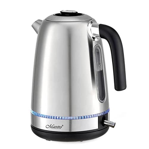 Maestro Mr-050 Electric Kettle With Lighting Silver 1.7 L