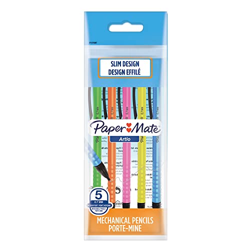 Papermate 94033 Busta 5 Portamine Usa E Getta Artio, 0.7Mm, Hb