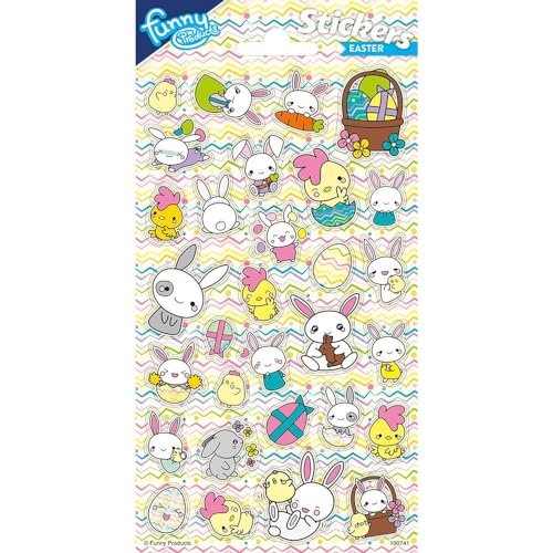 Adesivi Marca Funny Products Modello Pack Di Adesivi Fashion Uova Di Pasqua