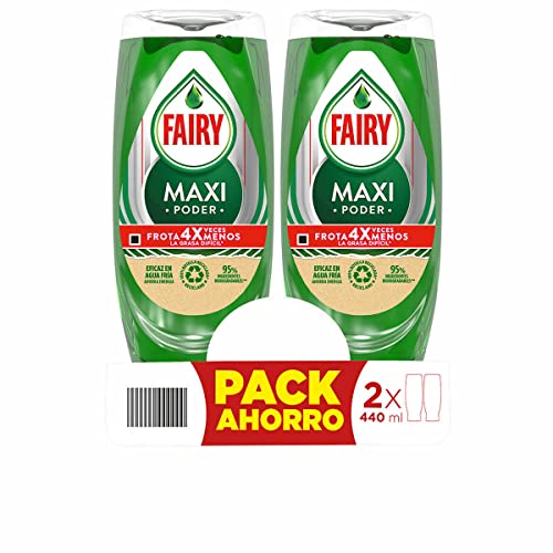 Fairy Maxi Poder Lavavajillas Concentrado Lote 2 X 440 Ml
