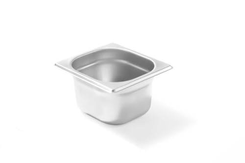 Hendi Contenitore Gastronorm, Gn 1/6, Resistenza Termica -40 °C A 300 °C, Compatibile Con I Forni A Convezione, Frigoriferi, Bagno María, Chafing Dish
