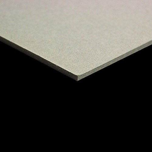 Clairefontaine 93992C Confezione Cartone Grigio - 10 Fogli In Cartone 100% Riciclato - 50X65Cm 2,5Mm 1625G - Ideale Per Il Modellismo