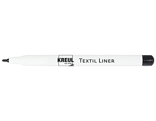 Kreul 90418 – Javana Tex Liner Per Tessuto, 1 Mm, Nero
