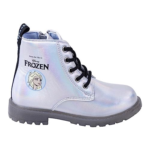 Cerdá Life'S Little Moments Acqua Frozen-Stivali Con Luci Di Colore Bianco Per Ragazza-Taglia 31-Licenza Ufficiale Disney, Gomma, Blanco, Eu