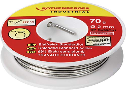 Rothenberger Industrial Bleifreies Standardlot 70G, Silber