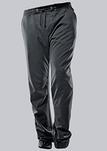 Bp 1737-334-0056-Ln - Pantaloni Comodi Da Uomo, 40% Cotone, 35% Poliestere, 25% Elastomultiester, Colore Antracite, Taglia L
