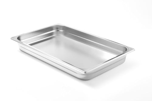 Hendi Contenitore Gastronorm, Gn 1/1, Resistenza Termica -40 °C A 300 °C, Compatibile Con I Forni A Convezione, Frigoriferi, Bagno María, Chafing Dish