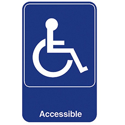 Garcia De Pou Accessibile Autoadesivo Segno 15.3 X 23 Cm, Metacrilato, Blu, 15.3 X 23 X 30 Cm