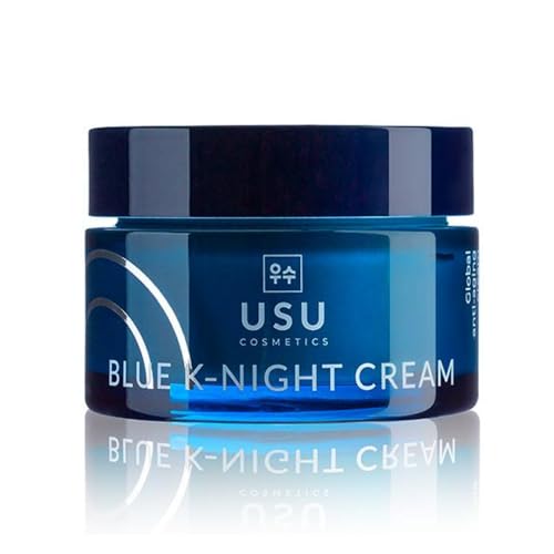 Crema Viso Antietà - Blue K-Night Cream - 50 Ml - Aiuta A Combattere I Segni Dell'Invecchiamento Precoce - Contiene Syncronight Ed Eternal-P - Adatto