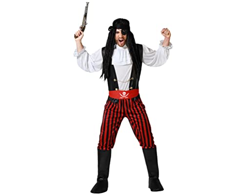 Disfraz Pirata Hombre Adulto Rayas Talla - Talla Xs-S