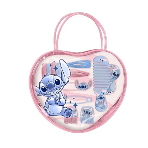 Bolso Corazon Accesorios Pelo Stitch Disney