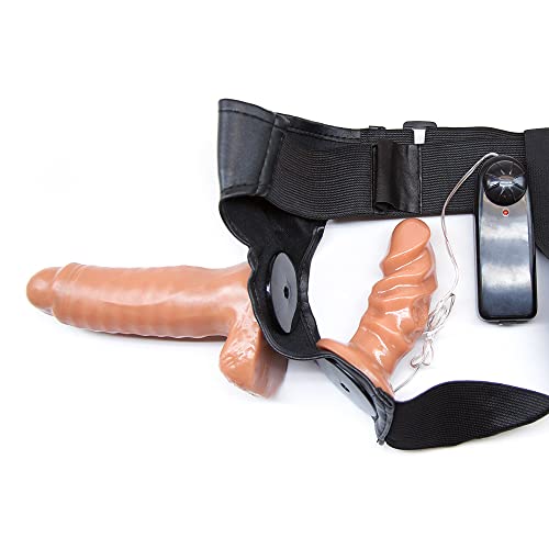 Edenfantasys 2X Vibro Strap-On - Double Dildo Vibrating Strap-On