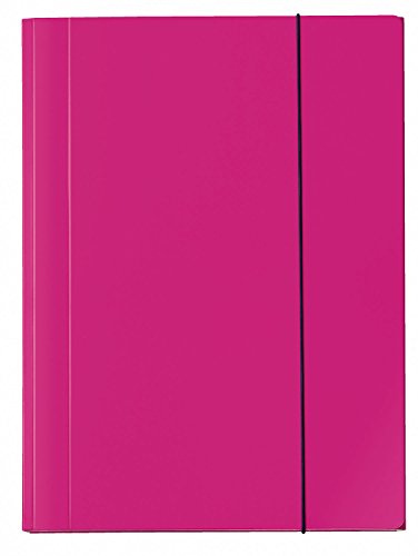 Veloflex 4442371 - Cartella Velocolor, Din A4, Cartella Angolare, Organizer, Cartella Da Disegno, Rosa, 1 Pezzo