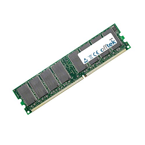Offtek 1Gb Memoria Ram Di Ricambio Per Biostar Ideq 210V (Pc3200 - Non-Ecc) Memoria Desktop