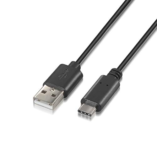 Aisens A107 – 0051 – Cavo Usb 2.0 Per Ricarica Rapida, Fino A 3 A, 1 M, Colore: Nero