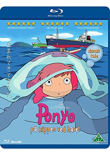 Mis Label Ponyo Su Klippen Ved Havet (Blu-Ray)