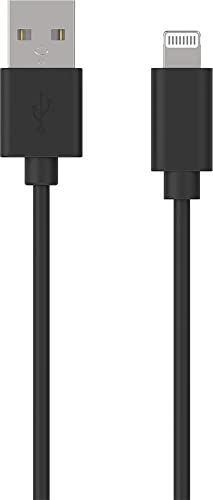 Cable Usb A/Lightning 2.4A 1M Cable Negro