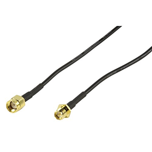 Valueline Cable-544/5 Cavo Usato Per Estendere La Connessione Wi-Fi Antenna E I Prodotti Wireless, Nero