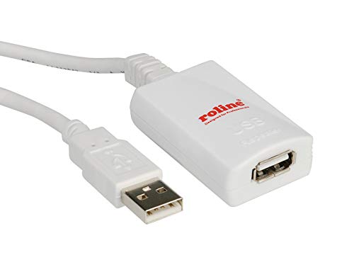 Rotronic 12.04.1088 Cavo Usb 5 M Usb A Bianco