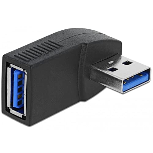 Delock Adaptador Usb 3.0 Macho-Hembra Angular 90° Horizontal