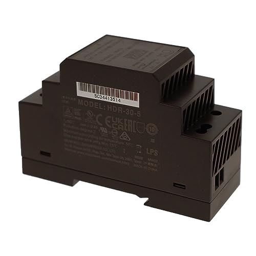 Meanwell Hdr-30-5 - Alimentatore Di Rete Per Guida Din Rail, 5 V/Dc 3 A, 15 W, 1 X