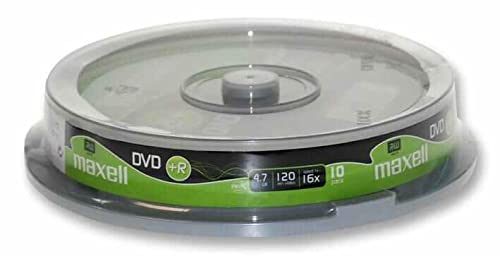 Maxell Dvd+R 4.7Gb 16X Campana 10 Pz.