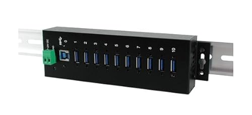 Exsys Ex-1110Hmvs Usb 3.0 (3.1 Gen 1) Type-B 5000Mbit/S Black Interface Hub - Interface Hubs (Usb 3.0 (3.1 Gen 1) Type-B, Usb 3.0 (3.1 Gen 1) Type-A, 