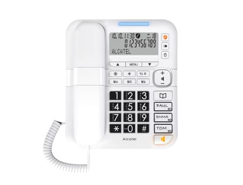Alcatel Téléphone Filaire Tmax 70 Bianco