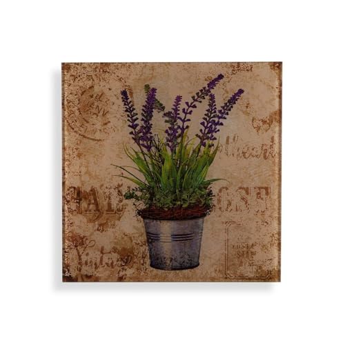 Versa Quadro Lavanda Vetro 1 X 30 X 30 Cm