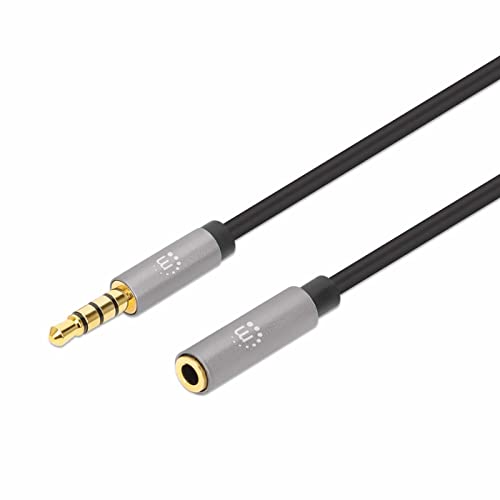 Cable Alargador Audio Manhattan Aux / Jack 3,5 Mm 2M