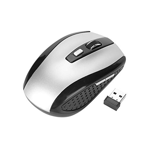 Topiky Mouse Senza Fili, Mouse Senza Fili Ottico Senza Fili Portble1200 Dpi 2.4Ghz Con Ricevitore Usb Per Pc/Computer Portatile/Ufficio/Gioco Esport