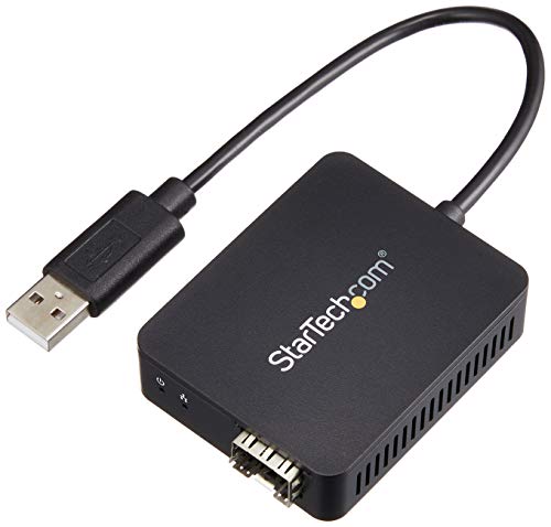 Startech.Com Adattatore Di Rete Usb 2.0 A Fibre Ottiche - Convertitore Sfp Con Slot Aperto